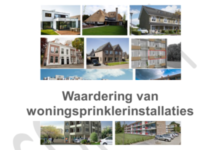 Conceptversie Waardering woningsprinklerinstallaties voor commentaar